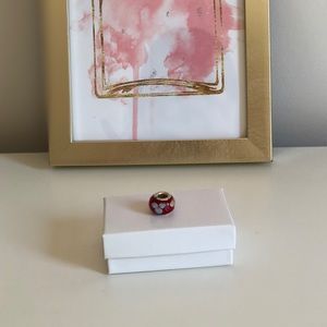 Glass “Flower’ Charm